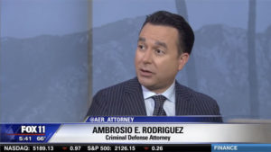 Los Angeles criminal lawyer Ambrosio Rodriguez on Fox News L.A.
